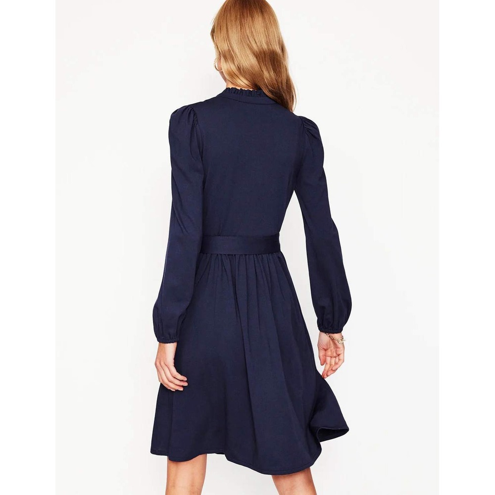 Boden Navy Blue Long Sleeve Midi Dress - Picture 6 of 10